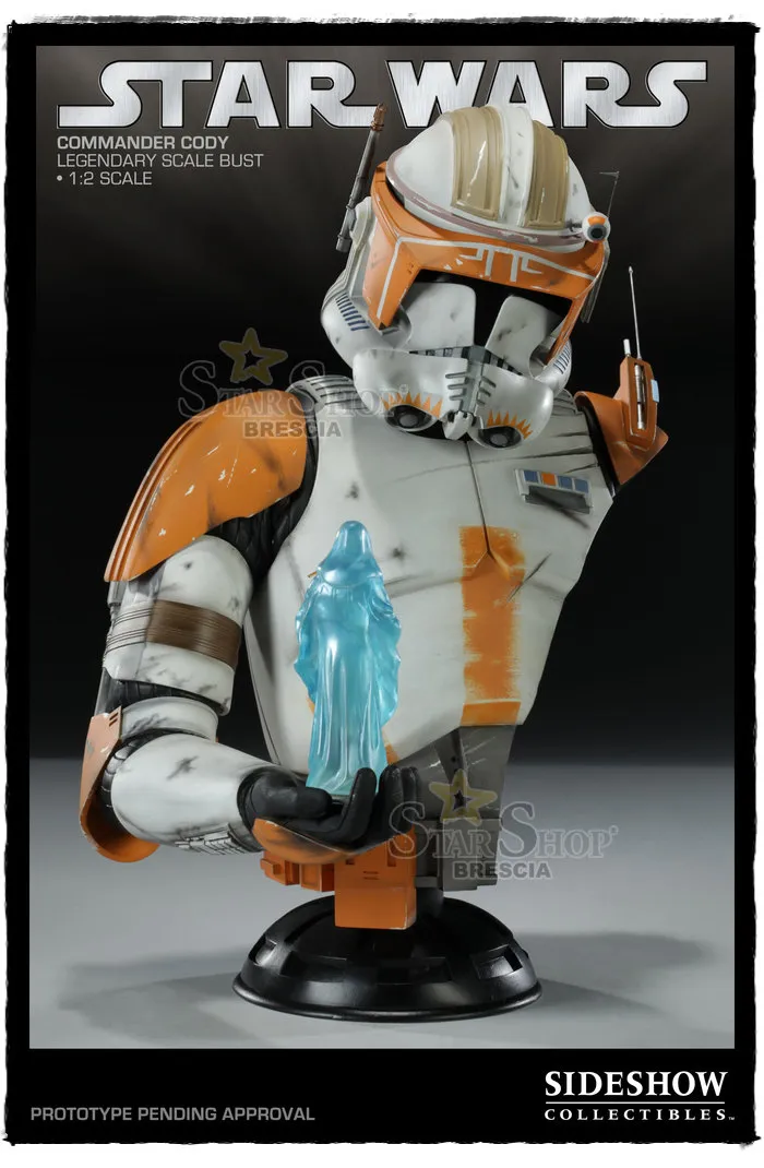 STAR WARS - Commander Cody Legendary Scale Bust - Displayed