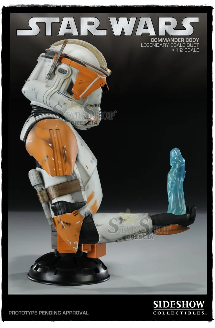 STAR WARS - Commander Cody Legendary Scale Bust - Displayed