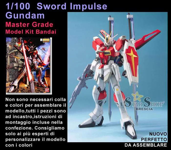 GUNDAM - 1/100 Sword Impulse Master Grade Model Kit MG