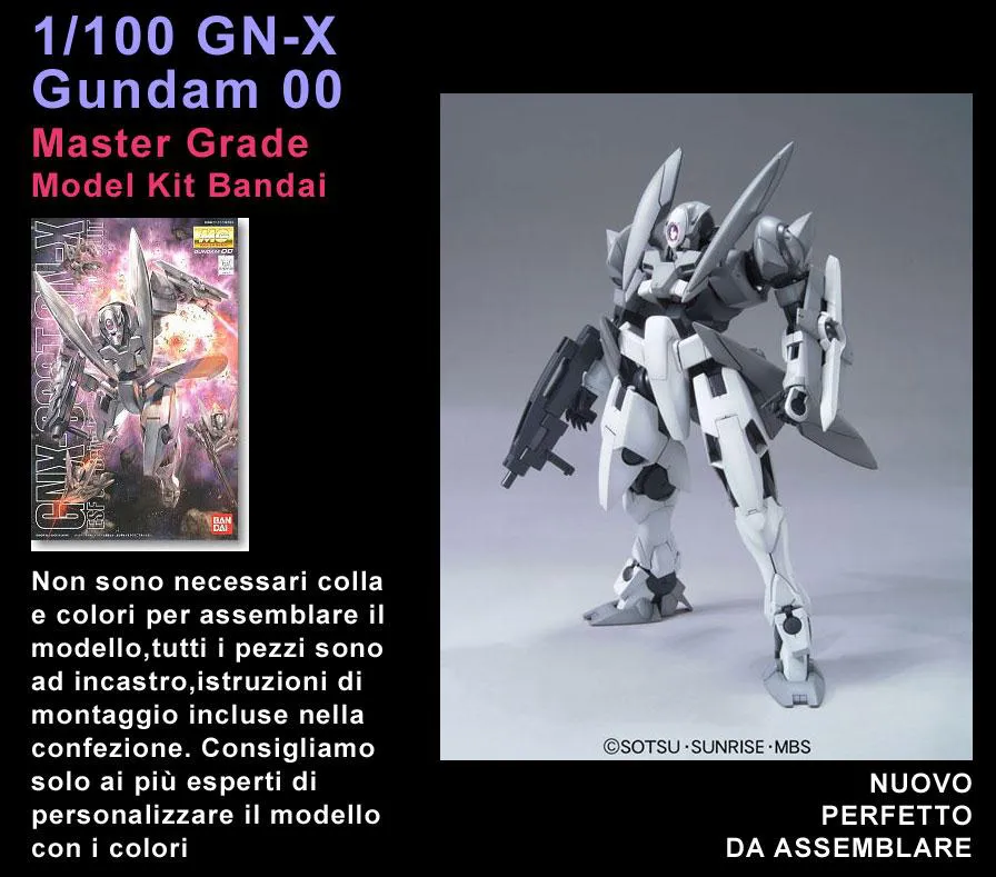 GUNDAM - 1/100 GN-X Master Grade Model Kit MG