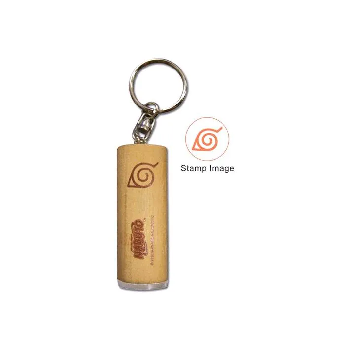 NARUTO - Hidden Leaf Village Stamp Keychain Portachiavi