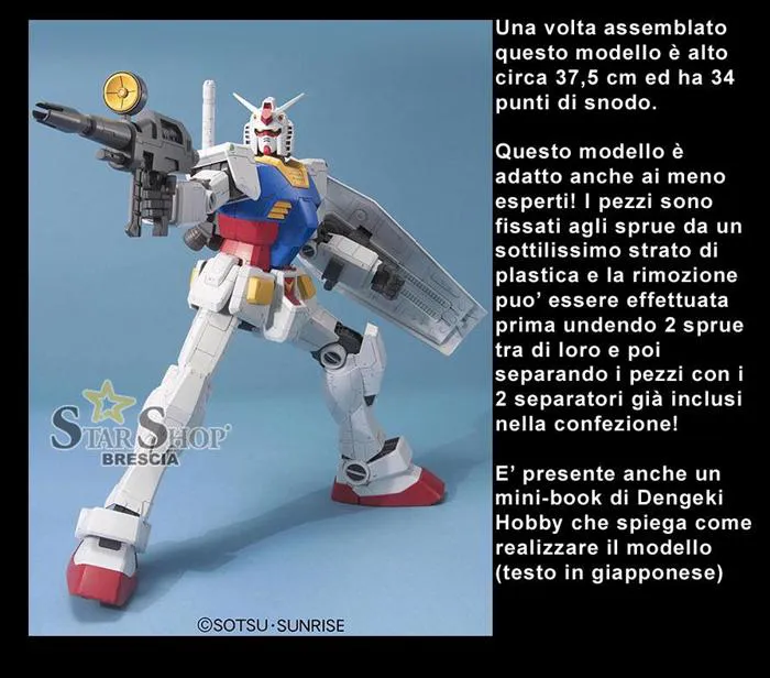 GUNDAM - 1/48 RX-78-2 Megasize Model Kit