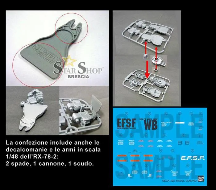 GUNDAM - 1/48 RX-78-2 Megasize Model Kit
