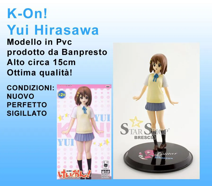 K-ON! - Yui Hirasawa 15cm Pvc figure