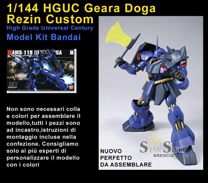 GUNDAM - 1/144 AMS-119 Geara Doga Rezin Custom Model Kit HGUC # 092