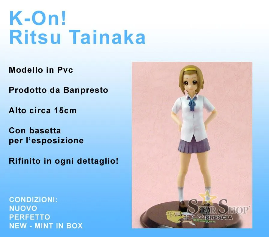 K-ON! - Ritsu Tainaka 15cm Pvc Figure