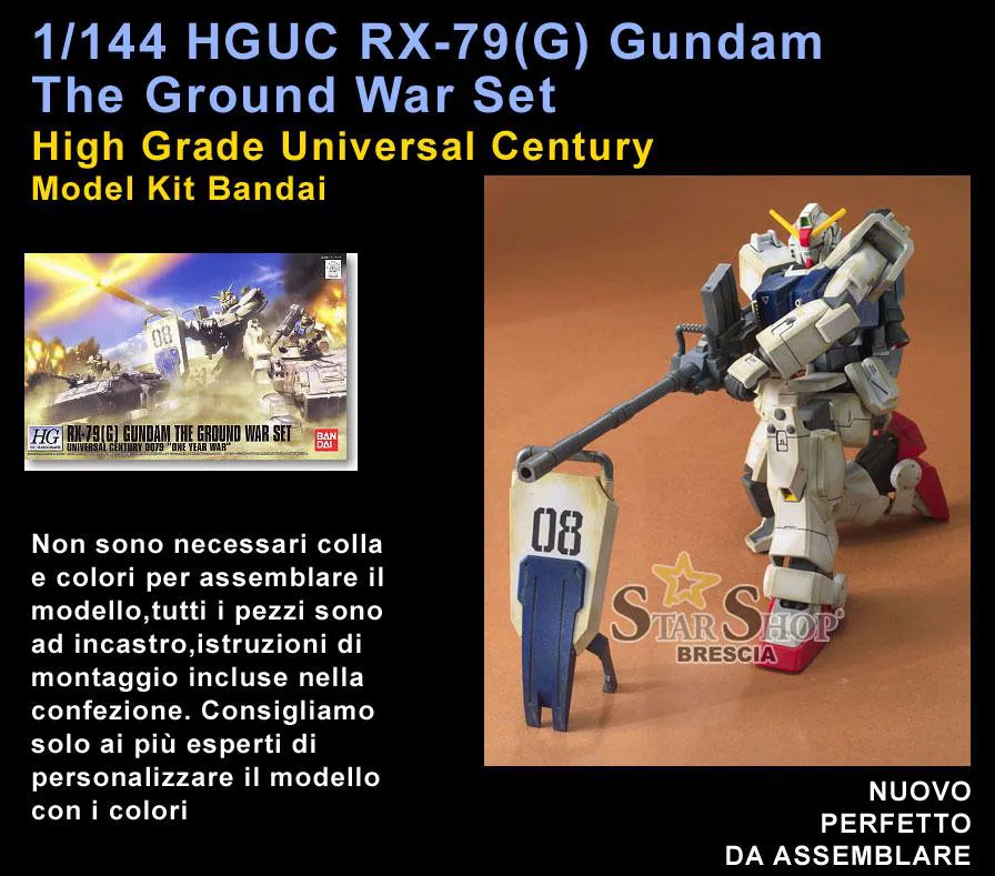 GUNDAM - 1/144 RX-79(G) The Ground War Set Model Kit HGUC