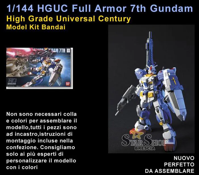 GUNDAM - 1/144 RX-78-3 Full Armor 7th Model Kit HGUC # 098