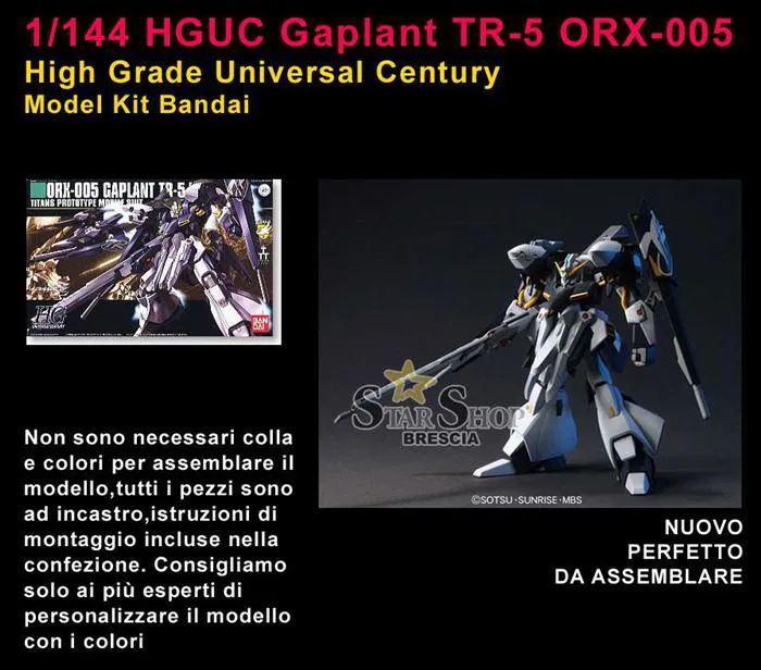 GUNDAM - 1/144 ORX-005 Gaplant TR-5 Hrairoo Model Kit HGUC # 073