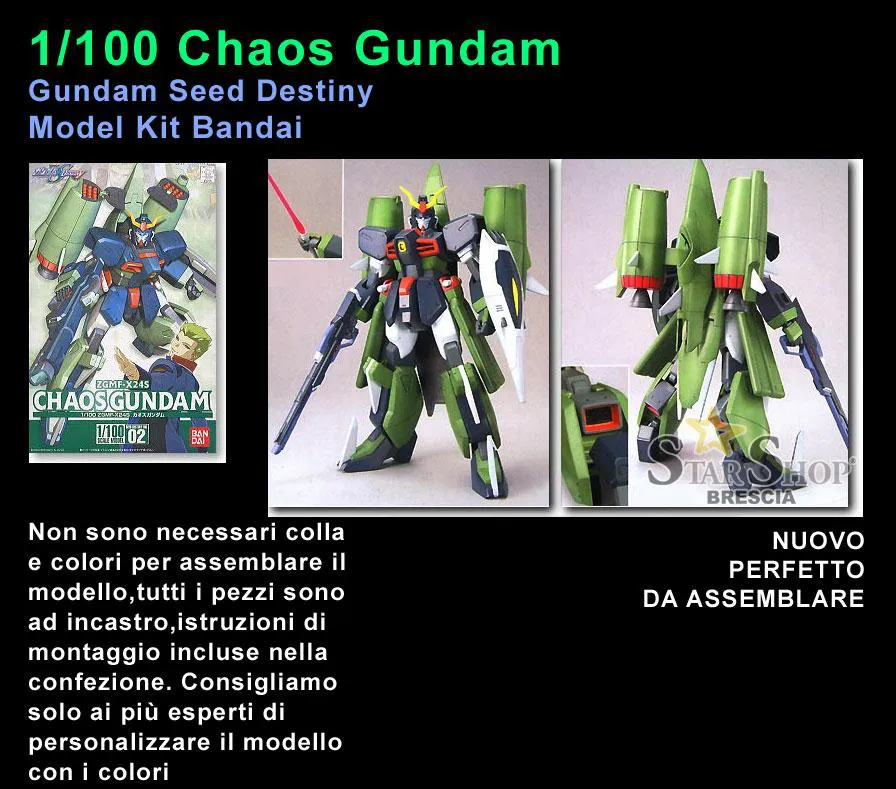 GUNDAM - 1/100 Chaos Gundam High Grade Model Kit HG