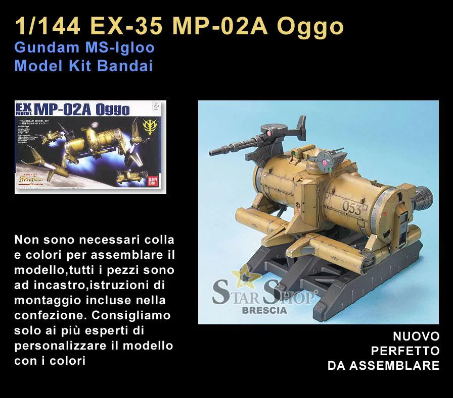 GUNDAM - 1/144 EX-35 MP-02A Oggo Model Kit