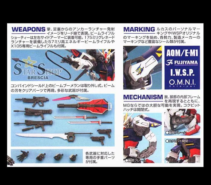 GUNDAM - 1/100 Strike E + IWSP Lukas Use Master Grade Model Kit MG