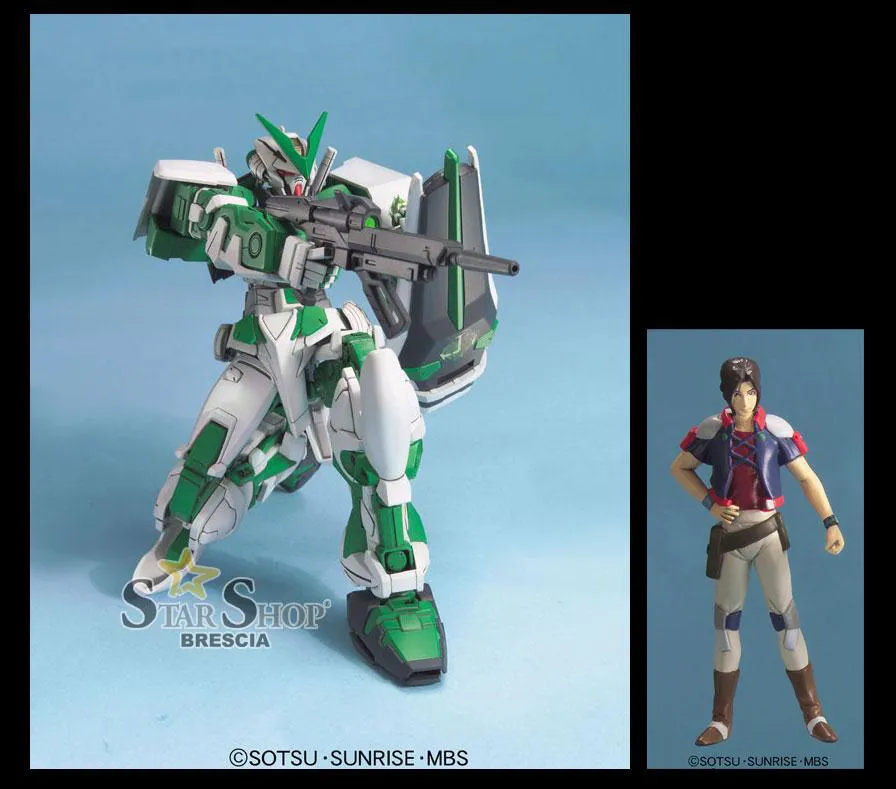 GUNDAM - 1/100 Trojan's Astray Green Frame Model Kit High Grade HG