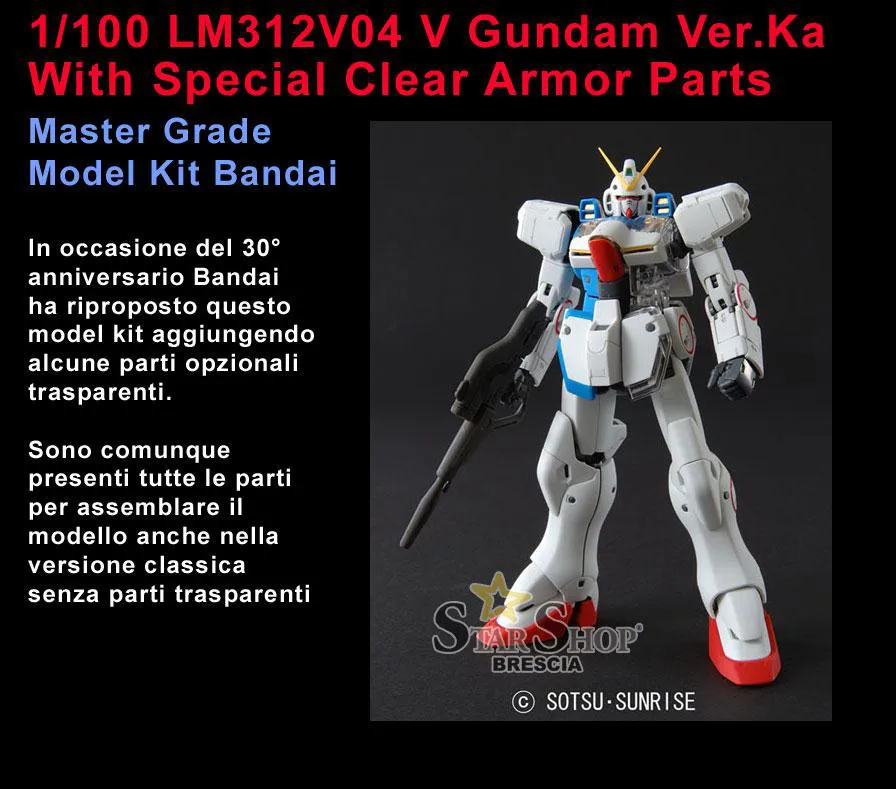GUNDAM - 1/100 Victory Gundam Ver.Ka Master Grade Model Kit w/Clear Parts MG