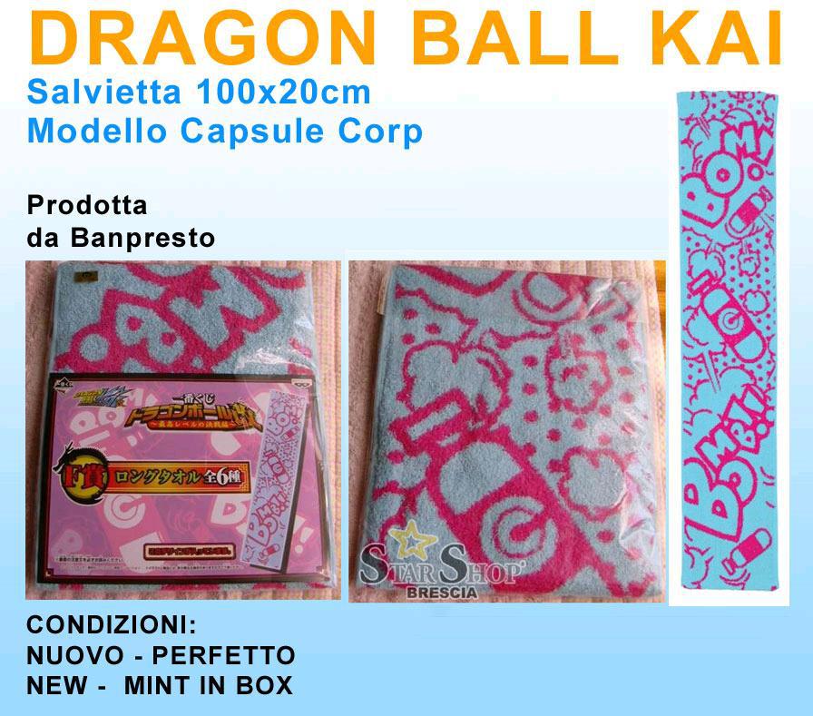 DRAGON BALL KAI - Salvietta 100x20cm Capsule Corp