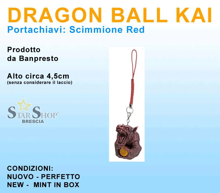 DRAGON BALL KAI - Big Ape Oozaru Red Phone Strap