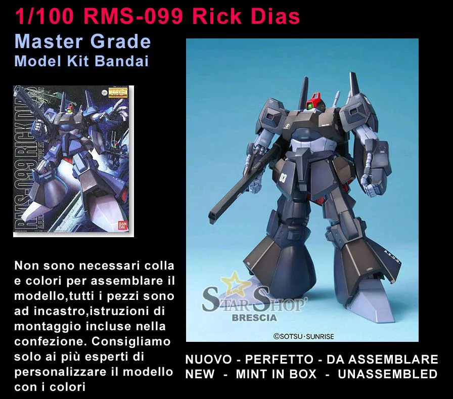 GUNDAM - 1/100 Rick-Dias Master Grade Model Kit MG