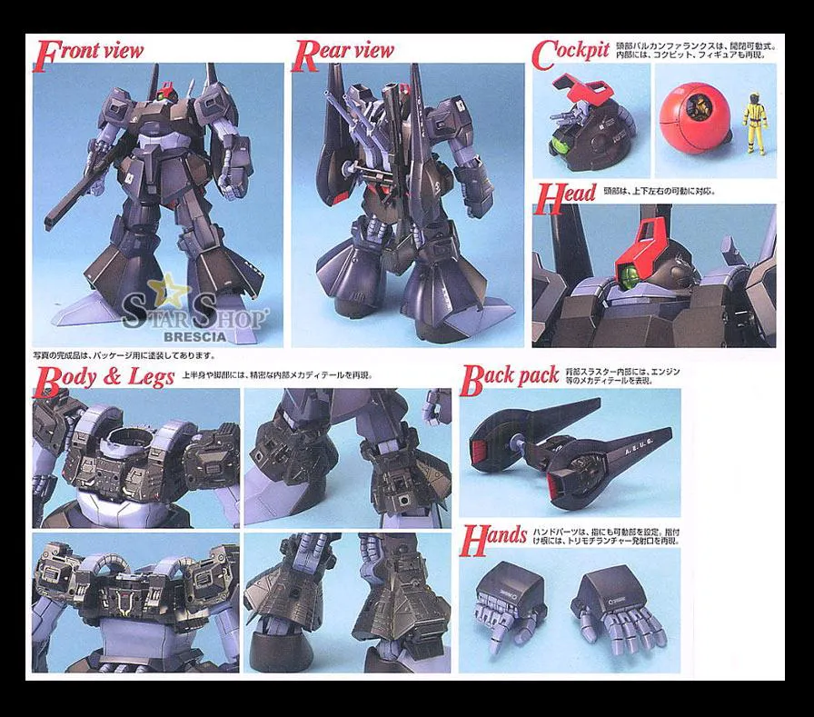 GUNDAM - 1/100 Rick-Dias Master Grade Model Kit MG