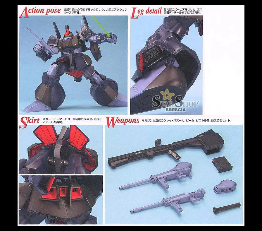 GUNDAM - 1/100 Rick-Dias Master Grade Model Kit MG