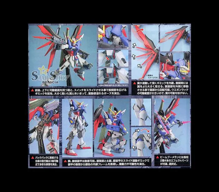 GUNDAM - 1/100 Destiny Gundam Master Grade Model Kit MG