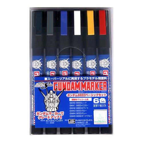 MODEL KIT ACCESSORI - Gundam SEED Marker Basic Set (6pcs)