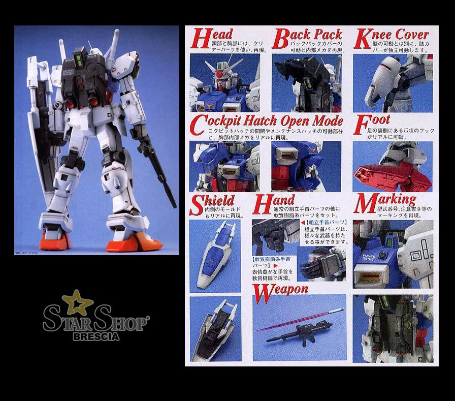 GUNDAM - 1/100 RX-78-GP01 Master Grade Model Kit MG
