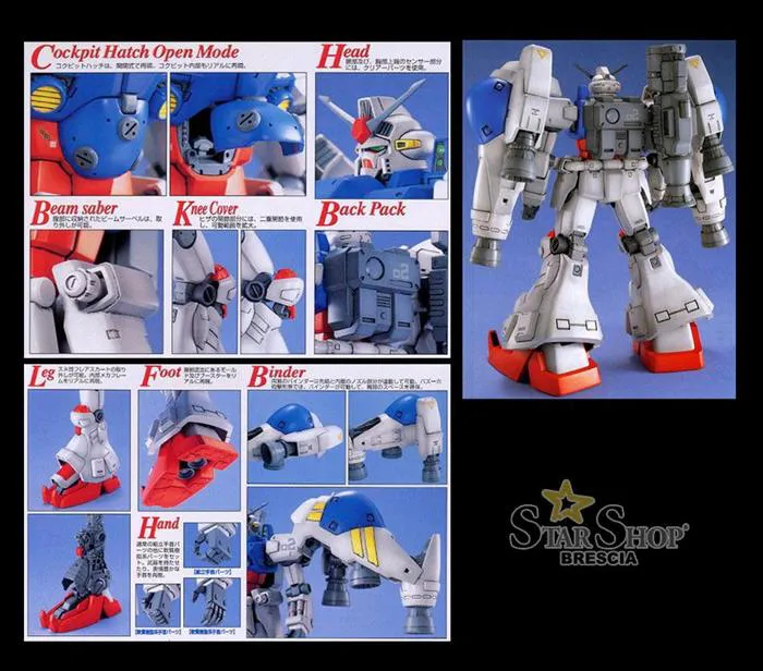 GUNDAM - 1/100 RX-78 GP02A Master Grade Model Kit MG