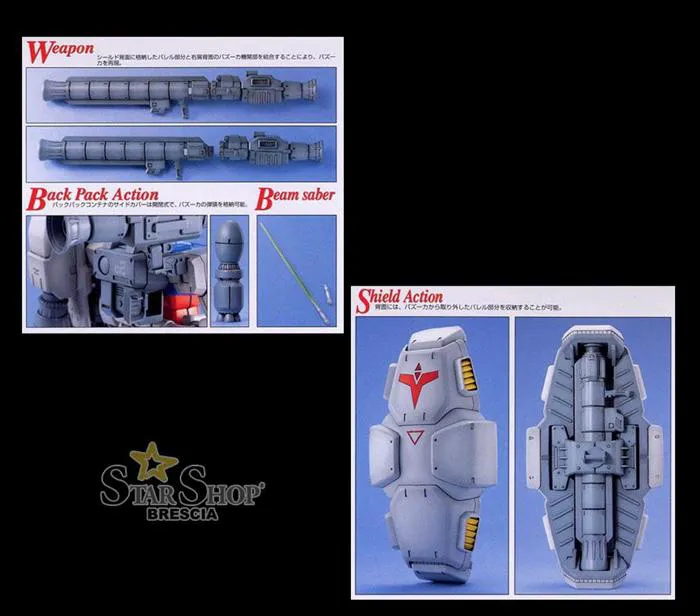 GUNDAM - 1/100 RX-78 GP02A Master Grade Model Kit MG