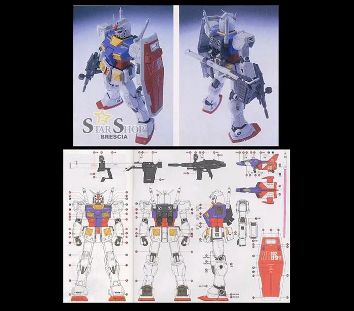 GUNDAM - 1/100 RX-78-2 Ver. Ka Master Grade Model Kit MG