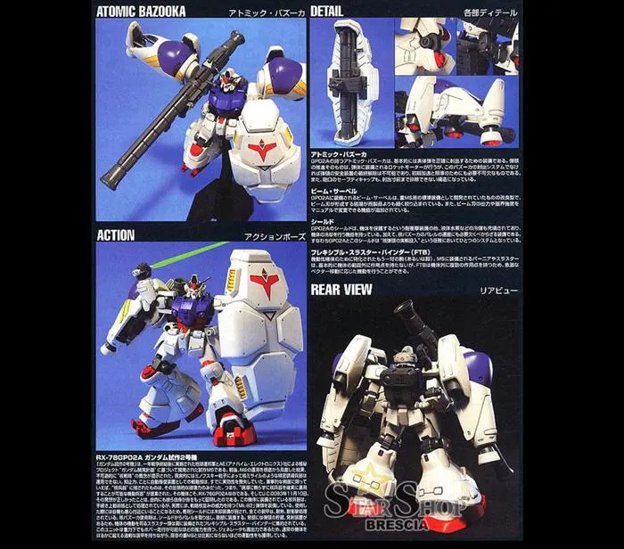 GUNDAM - 1/144 RX-78GP02A Model Kit HGUC # 066