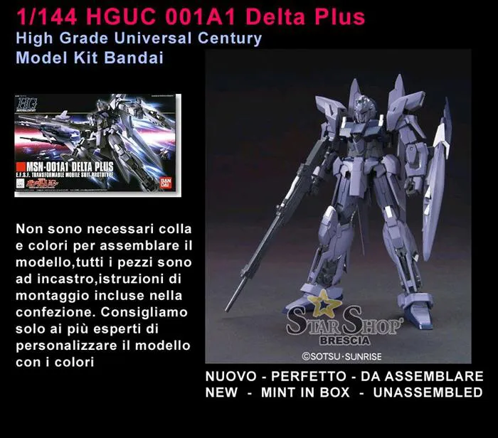 GUNDAM - 1/144 MSN-001A1 Delta Plus Model Kit HGUC # 115