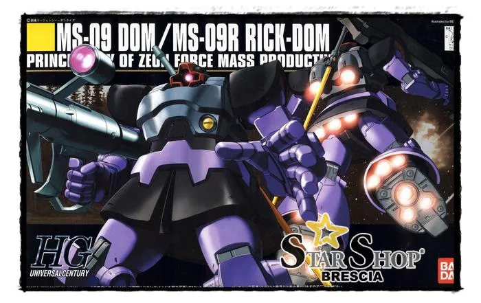 GUNDAM - 1/144 MS-09 / MS-09R Dom / Rick-Dom Model Kit HGUC # 059