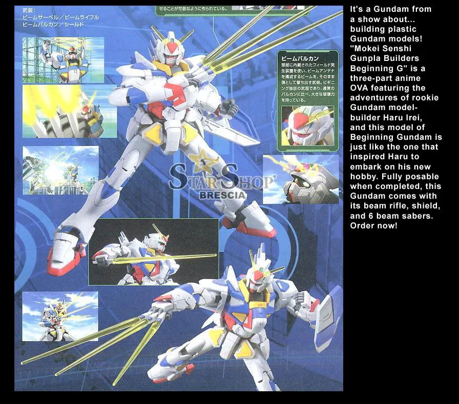 GUNDAM - 1/144 GPB-X80 Beginning High Grade Model Kit HG