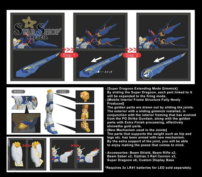 GUNDAM - 1/60 Gundam Strike Freedom Perfect Grade Model Kit PG