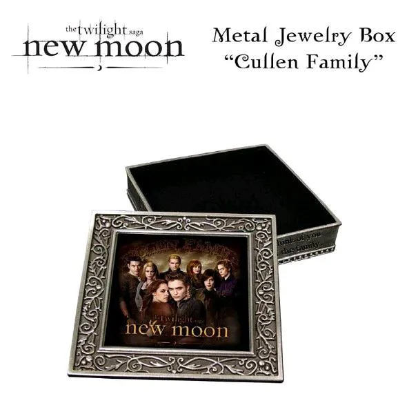 TWILIGHT NEW MOON - METAL JEWELRY BOX CULLEN FAMILY