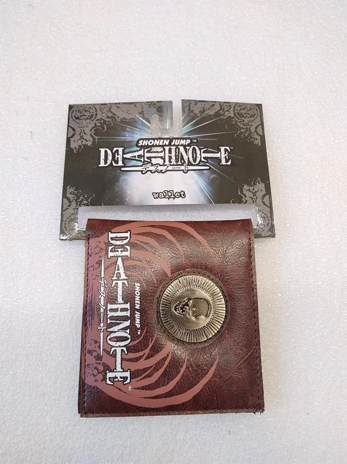 DEATH NOTE - Wallet Metal Skull Icon - Portafogli