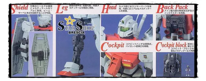 GUNDAM - 1/100 RGM-79C GM Type C Master Grade Model Kit MG