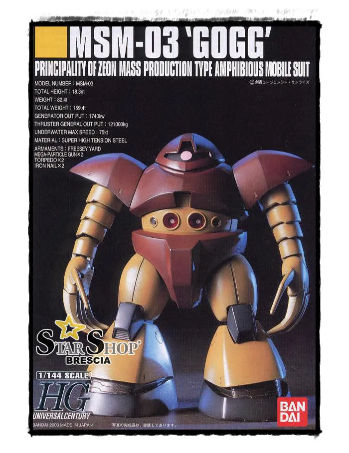 GUNDAM - 1/144 MSM-03 Gogg Model Kit HGUC # 008