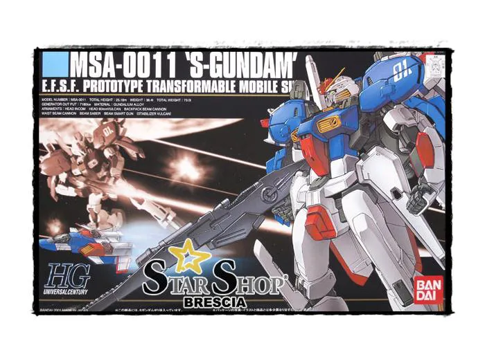 GUNDAM - 1/144 MSA-0011 S Gundam Model Kit HGUC # 023