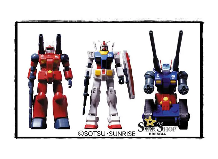 GUNDAM - 1/144 V Operation Set Model Kit HGUC - RX-78 + Guncannon + Guntank