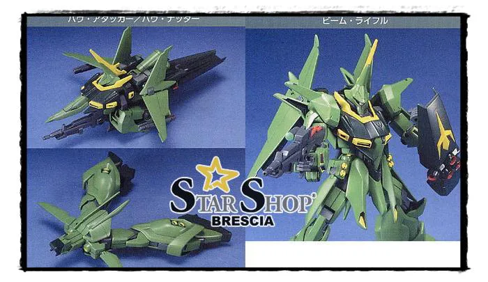 GUNDAM - 1/144 AMX-107 Bawoo Production Type Model Kit HGUC # 031