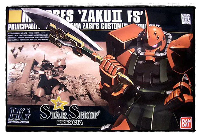 GUNDAM - 1/144 MS-06FS Zaku II Garma Custom Model Kit HGUC # 034