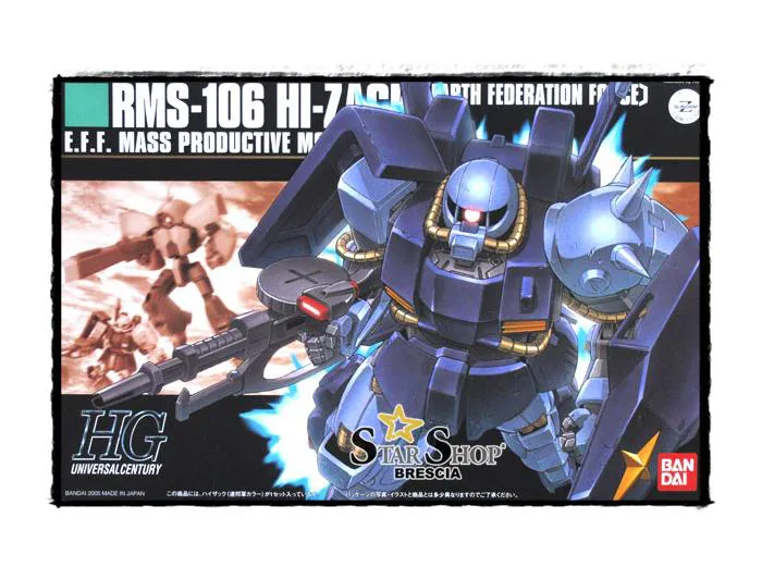 GUNDAM - 1/144 RMS-106 Hi-Zack E.F.S.F. Model Kit HGUC # 055