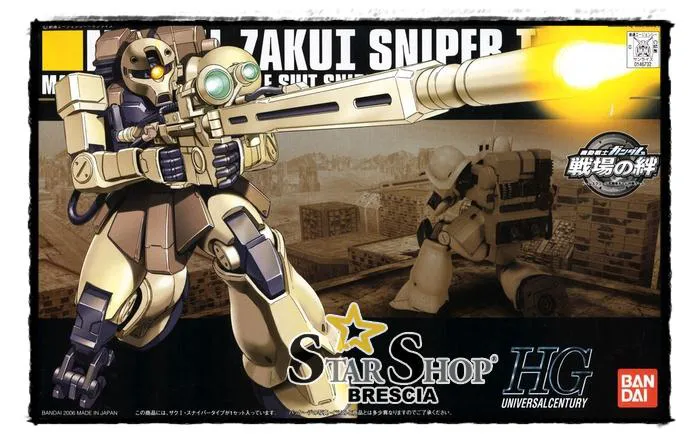 GUNDAM - 1/144 MS-05L Zaku I Sniper Type Model Kit HGUC # 071