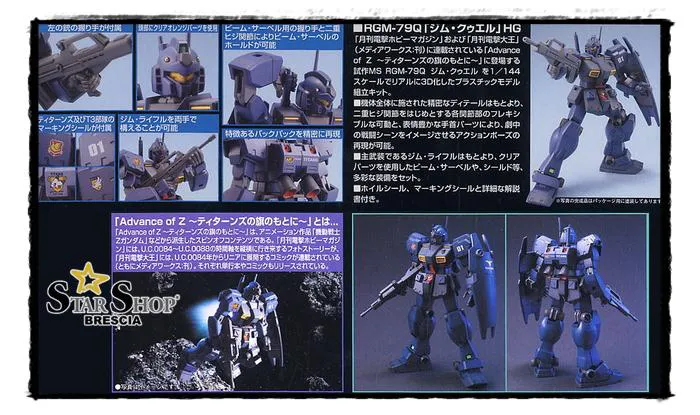 GUNDAM - 1/144 RGM-79Q GM Quel Model Kit HGUC # 074