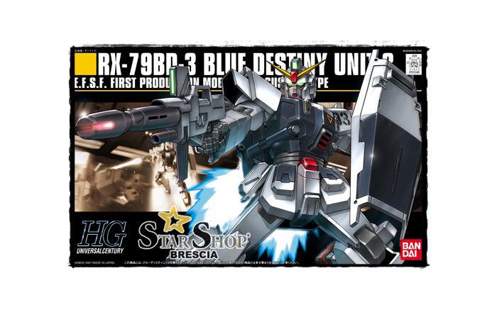 GUNDAM - 1/144 RX-79BD-3 Blue Destiny Unit 3 Model Kit HGUC # 082