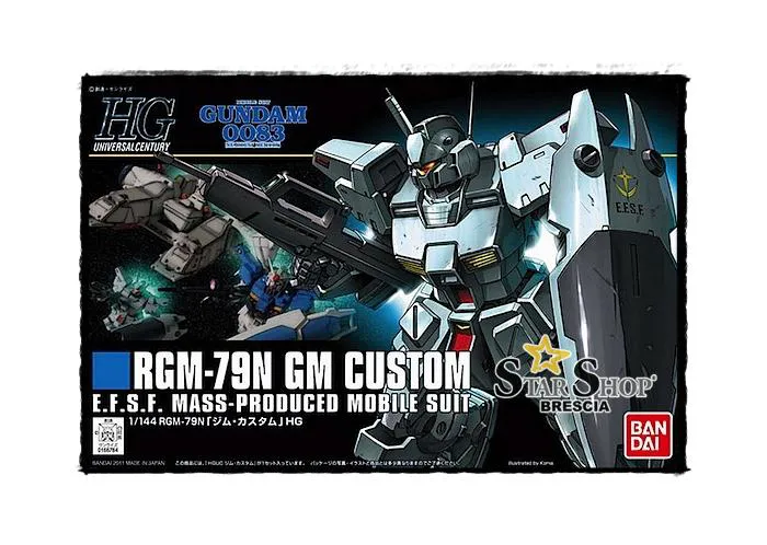 GUNDAM - 1/144 RGM-79N GM CUSTOM Model Kit HGUC # 120