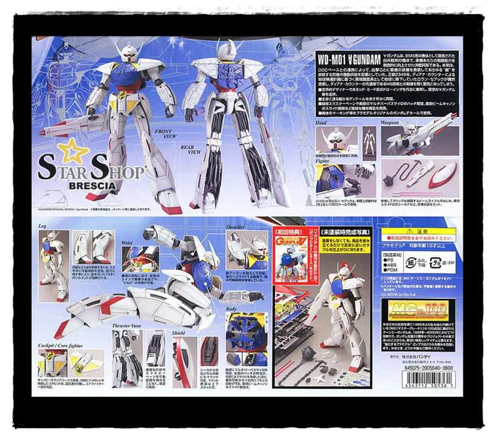 GUNDAM - 1/100 WD-M01 Turn A Gundam Master Grade Model Kit MG
