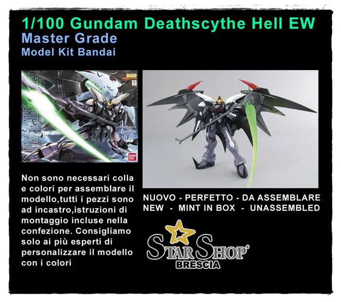GUNDAM - 1/100 Deathscythe Hell EW Ver. Master Grade Model Kit MG