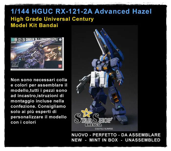 GUNDAM - 1/144 RX-121-2ATR-1 Advanced Hazel Model Kit HGUC # 057